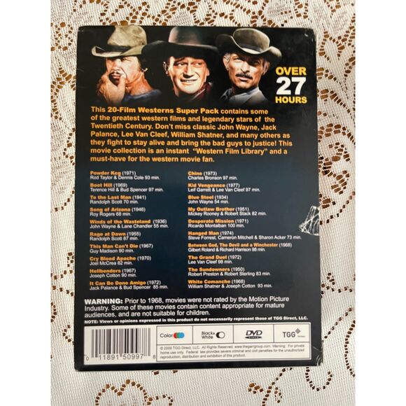 20 Great Westerns Heroes Bandits (4 DVD Boxed Set) - DVD - VERY GOOD - Picture 5 of 5
